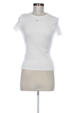Damen T-Shirt Tommy Jeans, Größe S, Farbe Weiß, Preis 53,99 €