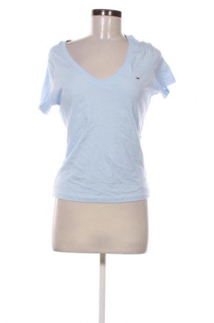 Damski T-shirt Tommy Jeans, Rozmiar L, Kolor Niebieski, Cena 252,99 zł