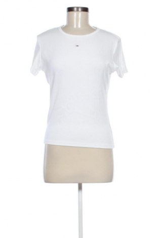 Damski T-shirt Tommy Jeans, Rozmiar L, Kolor Biały, Cena 252,99 zł