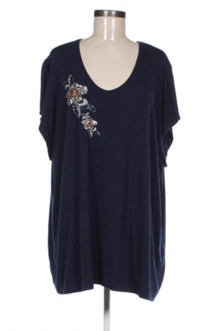 Tricou de femei Ulla Popken, Mărime 3XL, Culoare Albastru, Preț 46,30 Lei