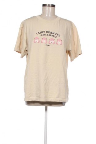 Damen T-Shirt Uniqlo, Größe L, Farbe Beige, Preis 9,21 €