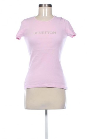 Γυναικείο t-shirt United Colors Of Benetton, Μέγεθος M, Χρώμα Ρόζ , Τιμή 9,21 €