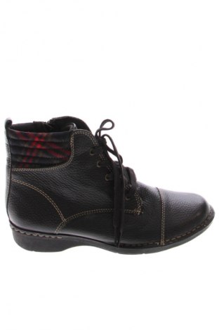 Damskie botki Clarks, Rozmiar 39, Kolor Czarny, Cena 631,61 zł