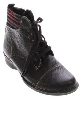 Damskie botki Clarks, Rozmiar 39, Kolor Czarny, Cena 631,61 zł