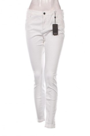 Damskie jeansy Armani Exchange, Rozmiar L, Kolor Biały, Cena 624,99 zł