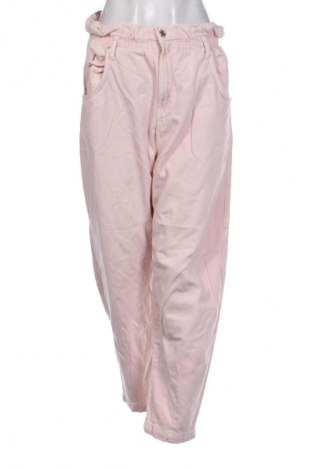 Damskie jeansy Bershka, Rozmiar M, Kolor Różowy, Cena 67,99 zł