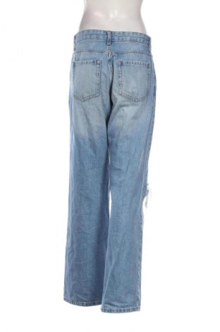 Blugi de femei Bershka, Mărime M, Culoare Albastru, Preț 100,00 Lei