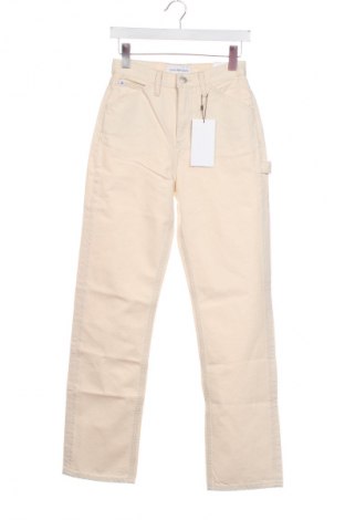 Γυναικείο Τζίν Calvin Klein Jeans, Μέγεθος S, Χρώμα Εκρού, Τιμή 99,99 €