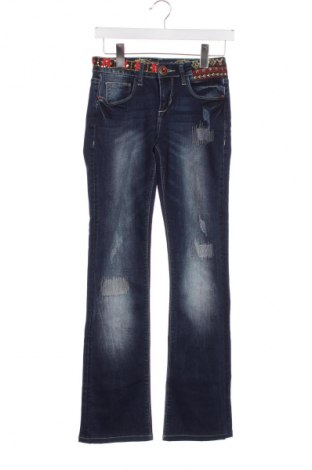 Blugi de femei Desigual, Mărime XS, Culoare Albastru, Preț 197,37 Lei
