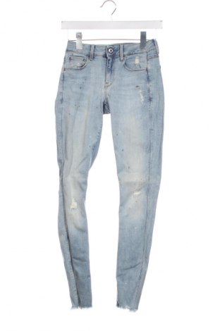 Дамски дънки G-Star Raw, Размер XS, Цвят Син, Цена 240,35 лв.