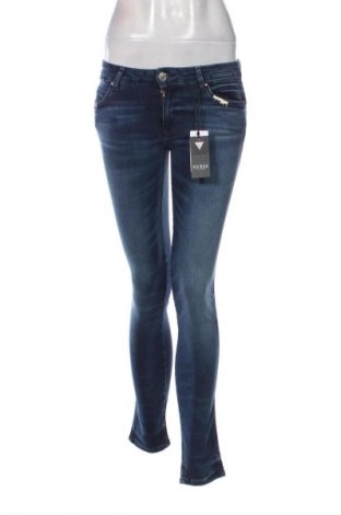 Damskie jeansy Guess, Rozmiar XS, Kolor Niebieski, Cena 467,36 zł
