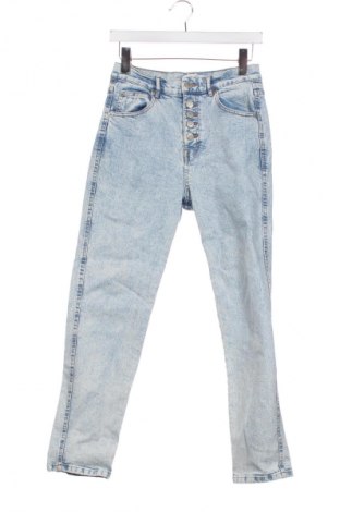 Blugi de femei Pull&Bear, Mărime M, Culoare Albastru, Preț 76,99 Lei