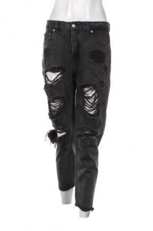Blugi de femei Pull&Bear, Mărime M, Culoare Negru, Preț 76,70 Lei