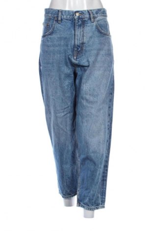 Blugi de femei Pull&Bear, Mărime L, Culoare Albastru, Preț 100,99 Lei