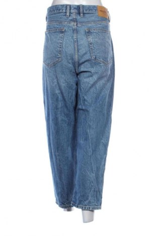 Blugi de femei Pull&Bear, Mărime L, Culoare Albastru, Preț 100,99 Lei