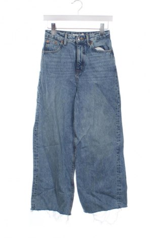 Blugi de femei Pull&Bear, Mărime XS, Culoare Albastru, Preț 142,50 Lei