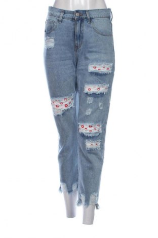 Damskie jeansy Unbranded, Rozmiar M, Kolor Niebieski, Cena 66,67 zł