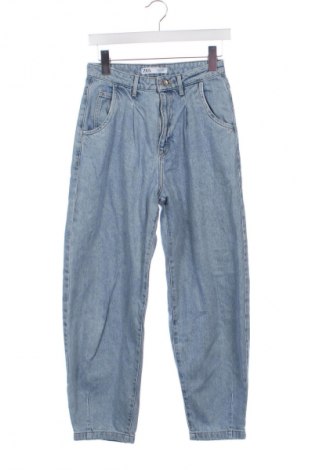 Blugi de femei Zara, Mărime XS, Culoare Albastru, Preț 71,05 Lei