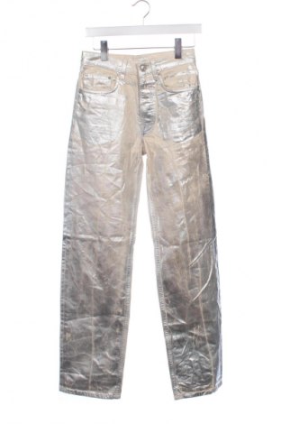 Dámske džínsy  Zara, Veľkosť S, Farba Strieborná, Cena  13,81 €
