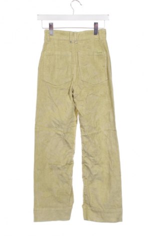 Pantaloni de velvet de femei Ghanda, Mărime XS, Culoare Verde, Preț 165,99 Lei