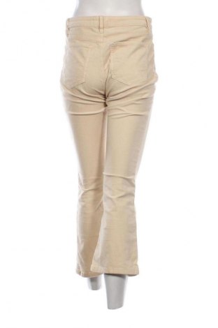 Pantaloni de velvet de femei Mango, Mărime M, Culoare Galben, Preț 265,99 Lei