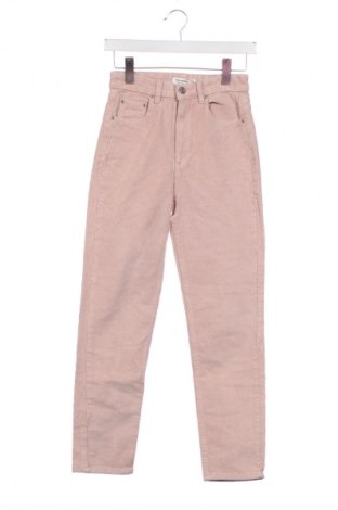 Dámske menčestráky Pull&Bear, Veľkosť XS, Farba Popolavo ružová, Cena  25,14 €