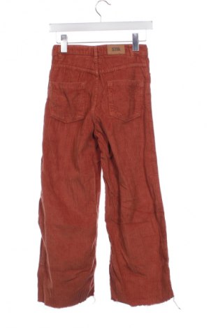 Pantaloni de velvet de femei Stradivarius, Mărime XS, Culoare Portocaliu, Preț 76,32 Lei