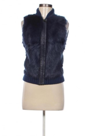 Vestă de femei Massimo Dutti, Mărime S, Culoare Albastru, Preț 258,99 Lei