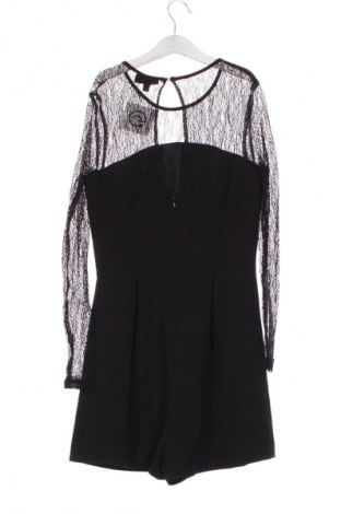 Дамски къс гащеризон Topshop, Размер XS, Цвят Черен, Цена 38,99 лв.