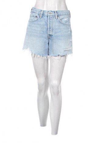 Pantaloni scurți de femei Agolde, Mărime S, Culoare Albastru, Preț 163,16 Lei