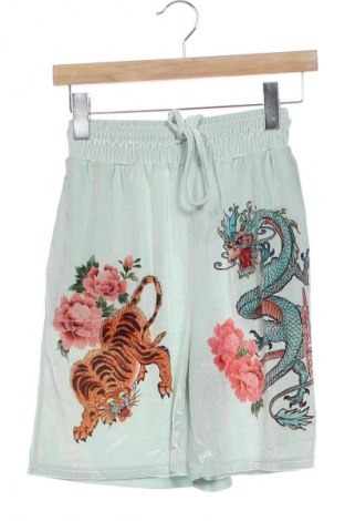 Pantaloni scurți de femei Bershka, Mărime XS, Culoare Multicolor, Preț 55,99 Lei