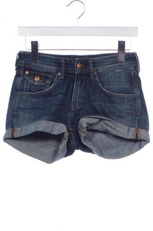Pantaloni scurți de femei H&M, Mărime XS, Culoare Albastru, Preț 40,99 Lei