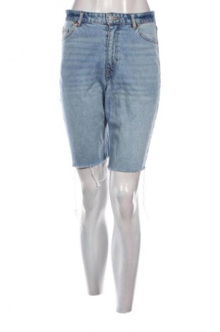 Pantaloni scurți de femei Monki, Mărime S, Culoare Albastru, Preț 47,37 Lei