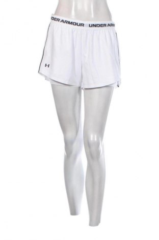 Γυναικείο κοντό παντελόνι Under Armour, Μέγεθος M, Χρώμα Λευκό, Τιμή 49,99 €