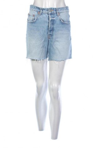 Pantaloni scurți de femei Zara, Mărime M, Culoare Albastru, Preț 42,11 Lei