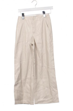 Damskie spodnie Stradivarius, Rozmiar XS, Kolor ecru, Cena 81,99 zł
