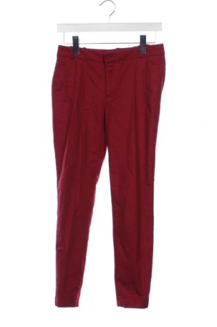 Pantaloni de femei Zara, Mărime XS, Culoare Roșu, Preț 70,97 Lei