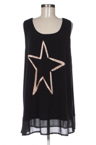 Damska koszulka na ramiączkach Bpc Bonprix Collection, Rozmiar XXL, Kolor Czarny, Cena 39,05 zł