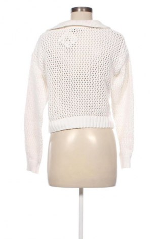 Pulover de femei Bershka, Mărime M, Culoare Alb, Preț 100,99 Lei