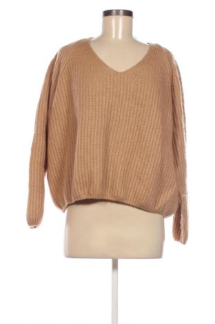 Damski sweter Essentials by Tchibo, Rozmiar XL, Kolor Brązowy, Cena 67,41 zł