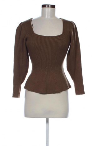 Damski sweter Zara, Rozmiar S, Kolor Brązowy, Cena 62,07 zł