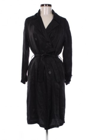 Дамски шлифер Massimo Dutti, Размер XS, Цвят Черен, Цена 99,99 лв.