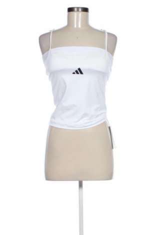 Γυναίκειο αθλητικό τοπ Adidas, Μέγεθος S, Χρώμα Λευκό, Τιμή 49,99 €