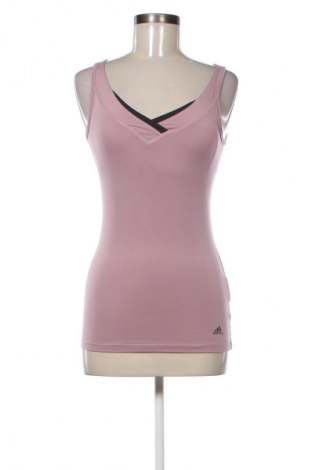 Γυναίκειο αθλητικό τοπ Adidas, Μέγεθος XS, Χρώμα Σάπιο μήλο, Τιμή 20,20 €