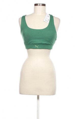Damski sportowy top PUMA, Rozmiar M, Kolor Zielony, Cena 252,99 zł