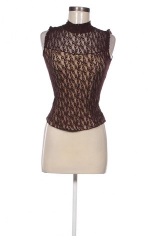 Top de femei Bershka, Mărime M, Culoare Maro, Preț 50,99 Lei