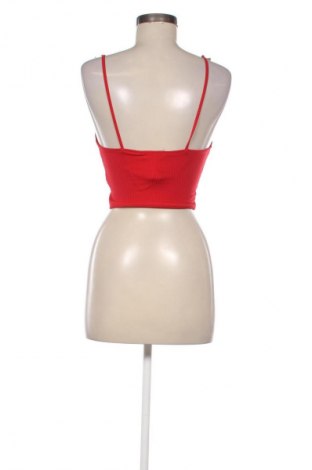 Top de femei Bershka, Mărime S, Culoare Roșu, Preț 76,99 Lei