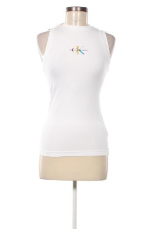 Γυναικείο τοπ Calvin Klein Jeans, Μέγεθος XS, Χρώμα Λευκό, Τιμή 69,99 €