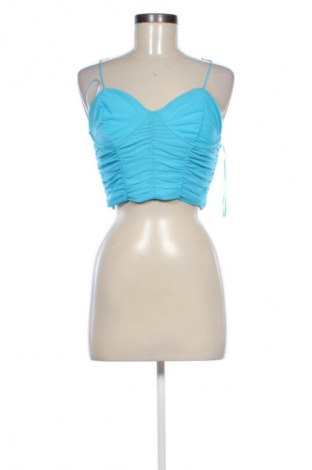Γυναικείο τοπ Gina Tricot, Μέγεθος XL, Χρώμα Μπλέ, Τιμή 31,99 €