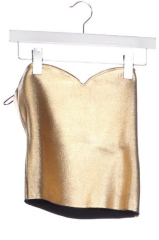 Top de femei Zara, Mărime M, Culoare Auriu, Preț 47,00 Lei